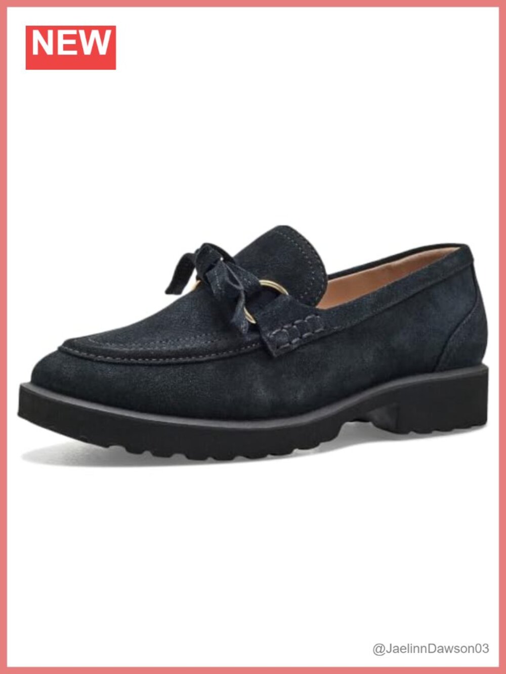 Women's Leather Bow Loafers Slip-On Business Casual Comfort